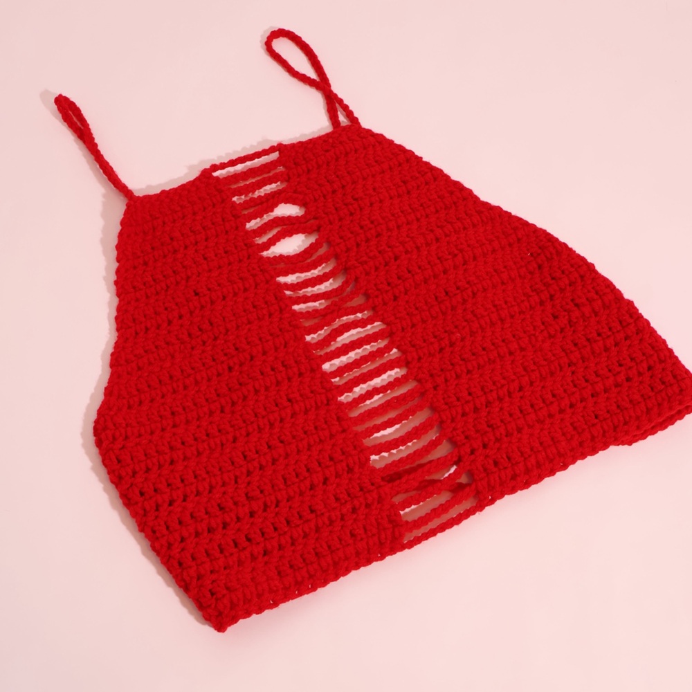 Handmade crochet halter top ♥️